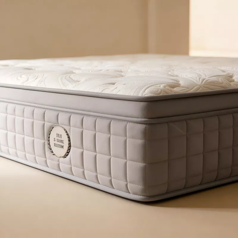 Split Folding Memory Foam Mattress Portable Guest Bed