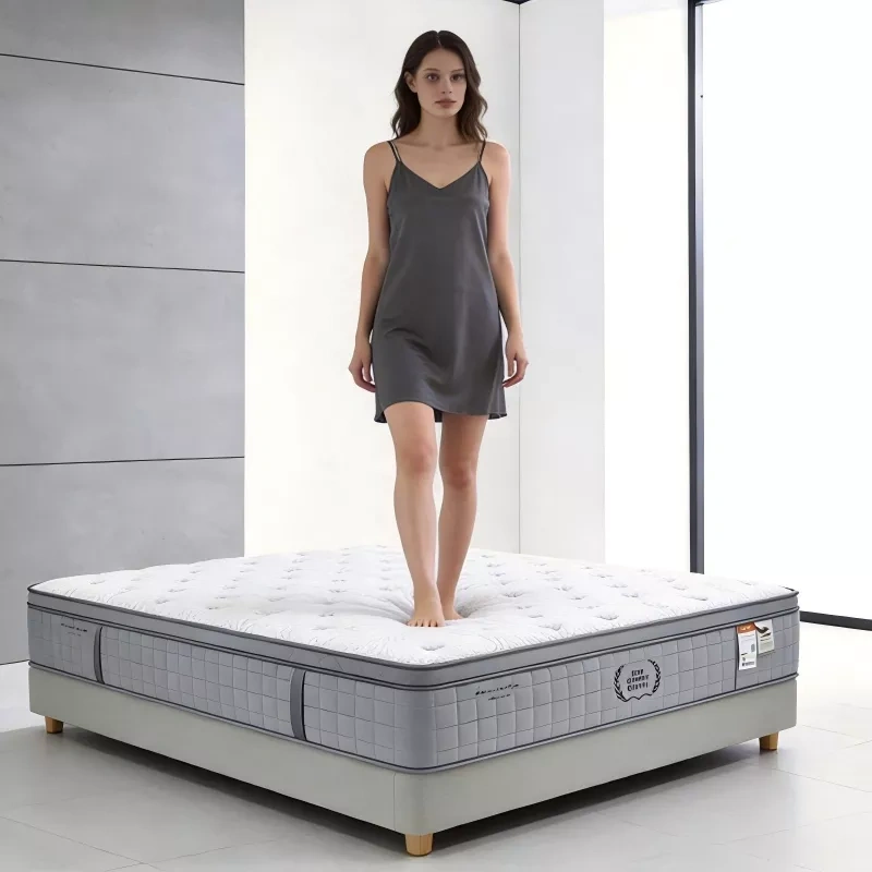 Split Folding Memory Foam Mattress Portable Guest Bed