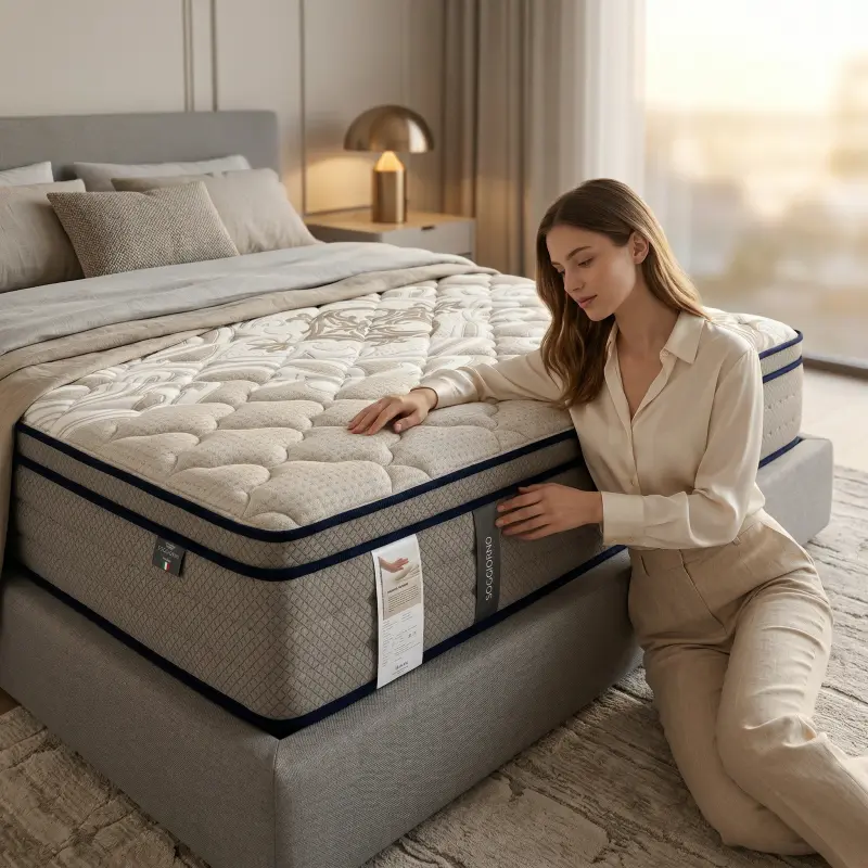 Queen Size Latex Mattress - Spacious & Eco-Conscious Sleep Surface