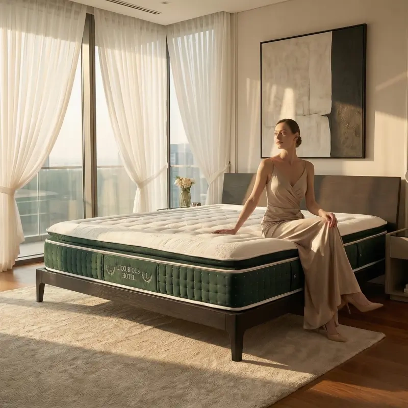  Hybrid Latex Mattress - Latex & Foam Layer for Optimal Support