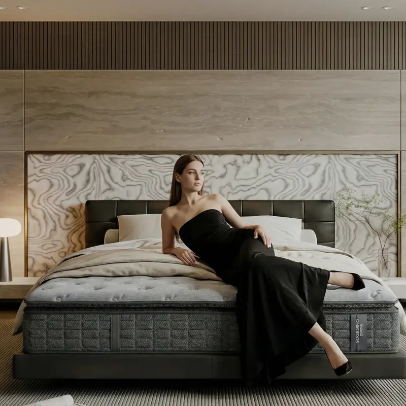Premium Memory Foam Mattress - Motion Isolation for Couples