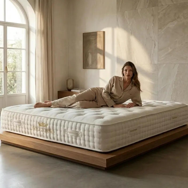 Massage Zone Memory Foam Mattress Body Relaxation