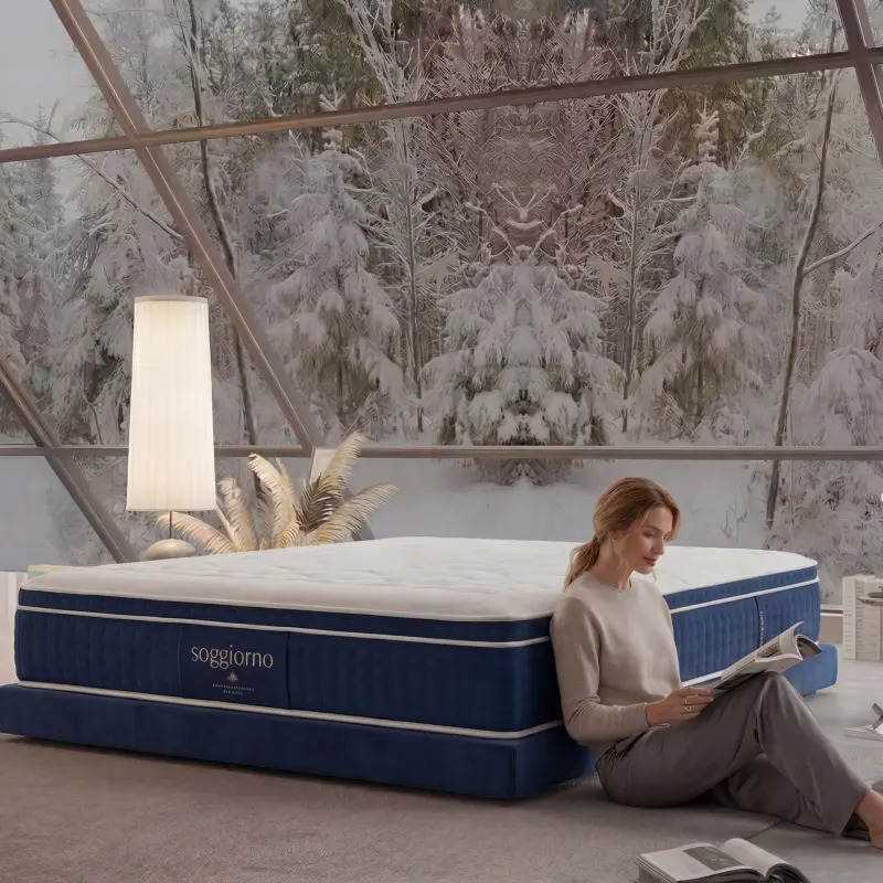 Pocket Coil Spring Mattress, Zoned Support Firm Mattress