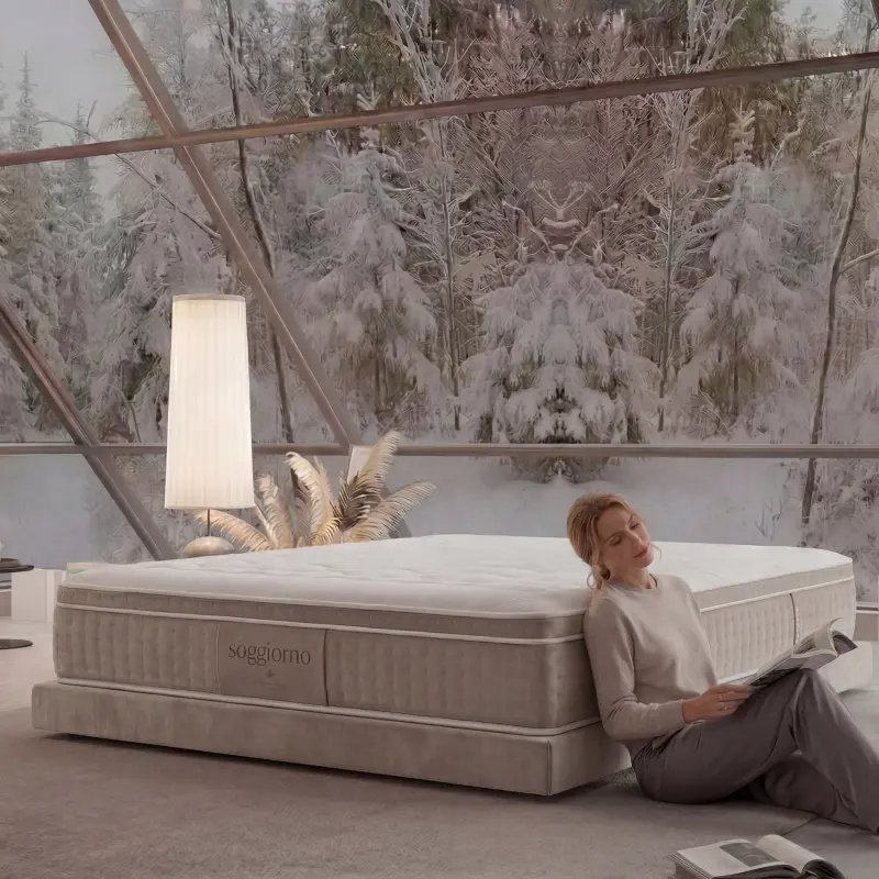 Queen Size Natural Latex Mattress, Silent Sleep Mattress