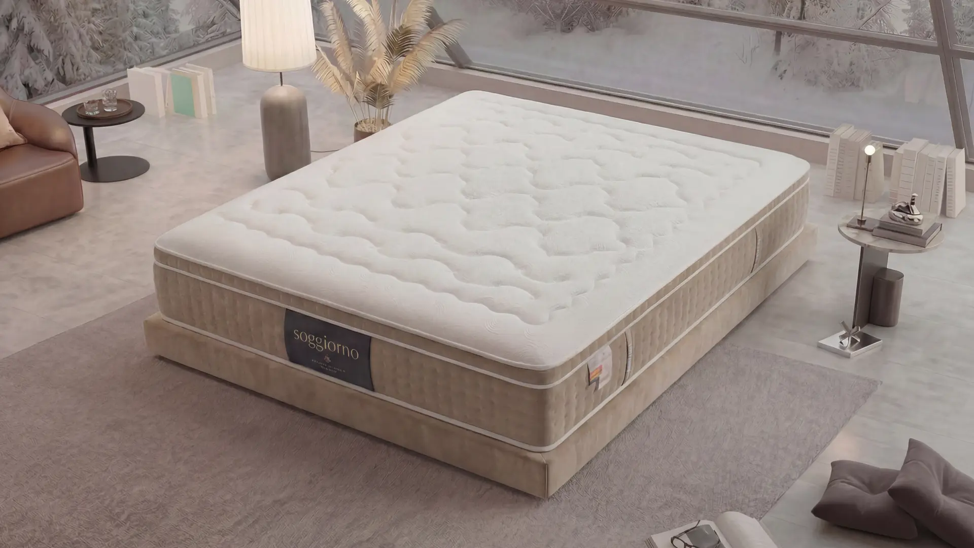 Queen Size Natural Latex Mattress