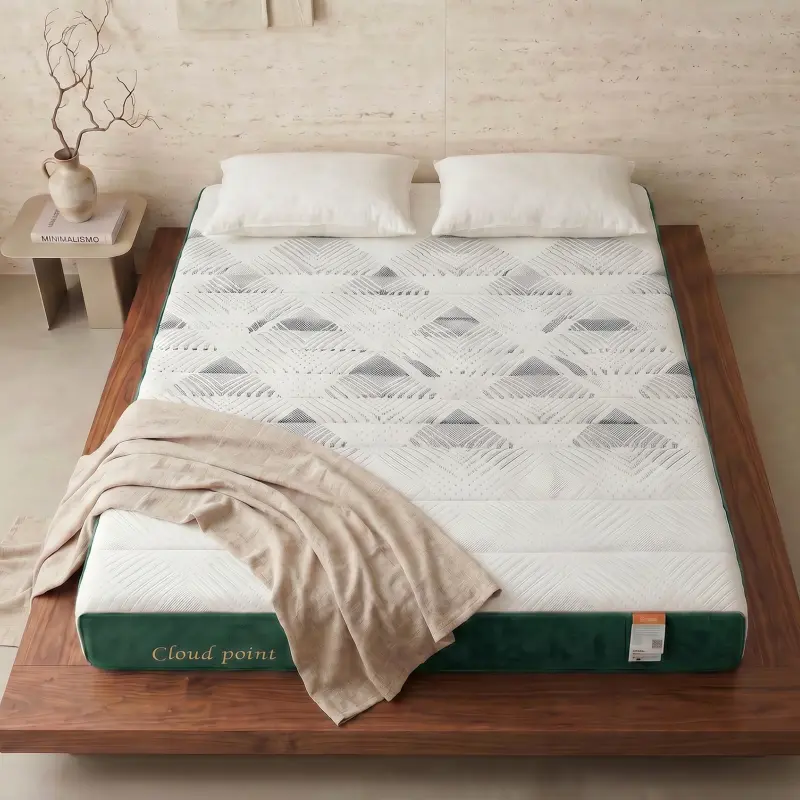 Memory Foam Hybrid Spring Mattress, Cooling Comfort Bed Mattress