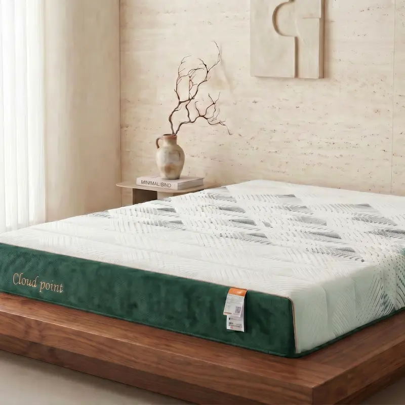 Memory Foam Hybrid Spring Mattress, Cooling Comfort Bed Mattress