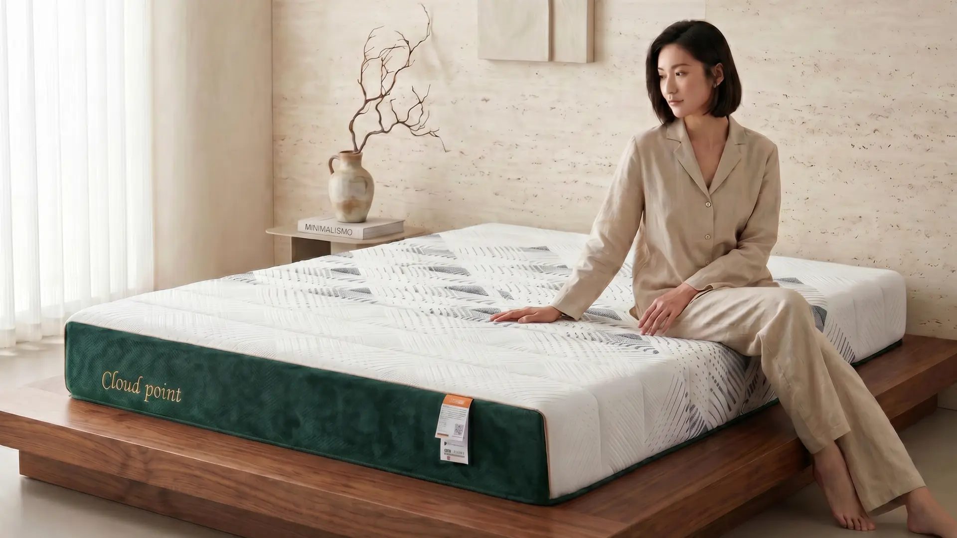 Gel memory foam hybrid spring mattress