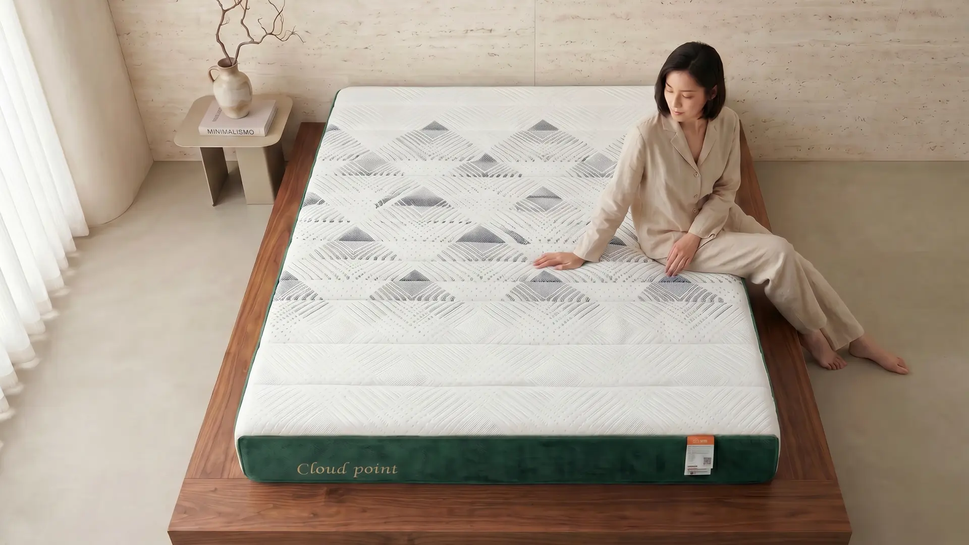 Gel memory foam hybrid spring mattress