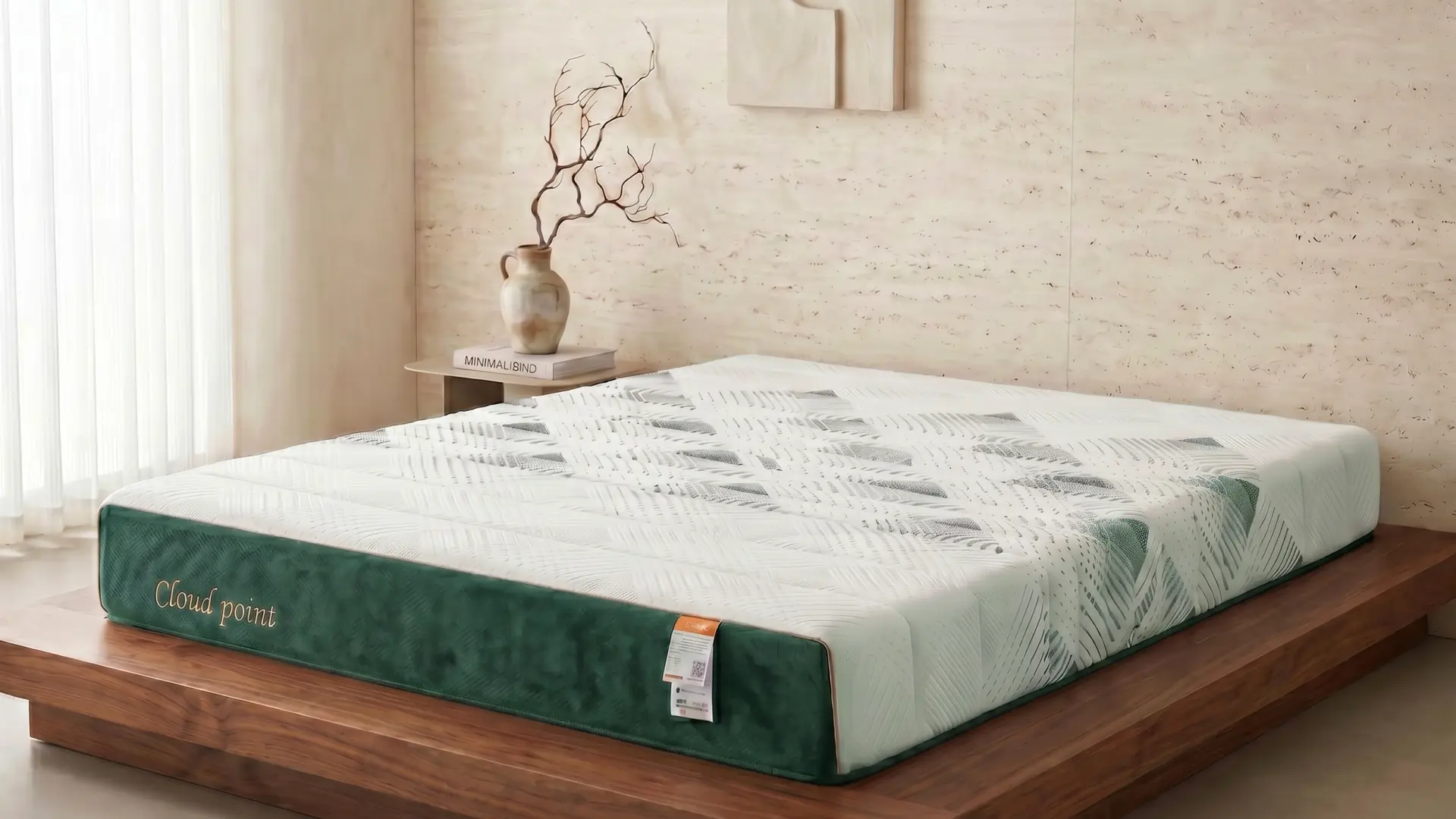 Gel memory foam hybrid spring mattress