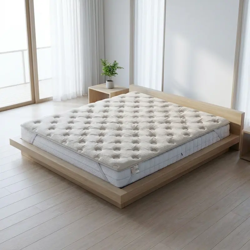 Soft Memory Foam Mattress Topper | Roll-Up Bed Enhancer