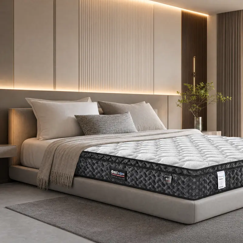 Compressed Pocket Spring Mattress in Box, Roll Pack Mattress