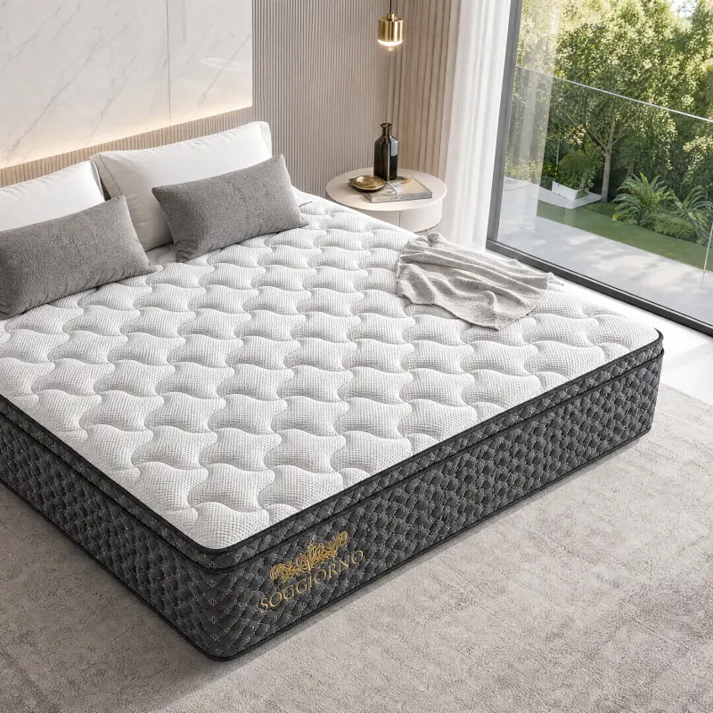 Compressed Pocket Spring Mattress in Box, Roll Pack Mattress
