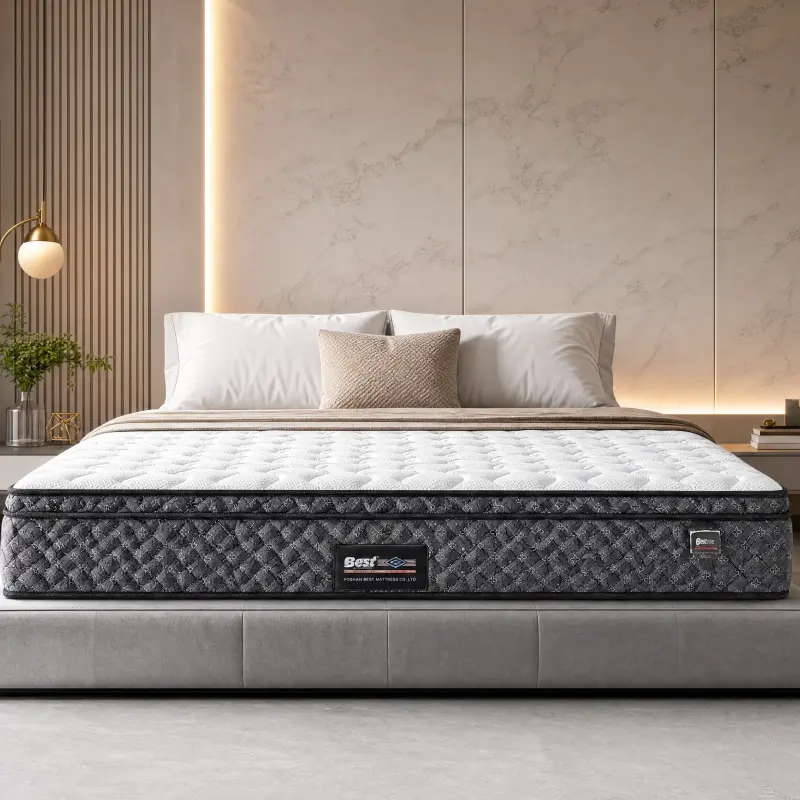 Compressed Pocket Spring Mattress in Box, Roll Pack Mattress