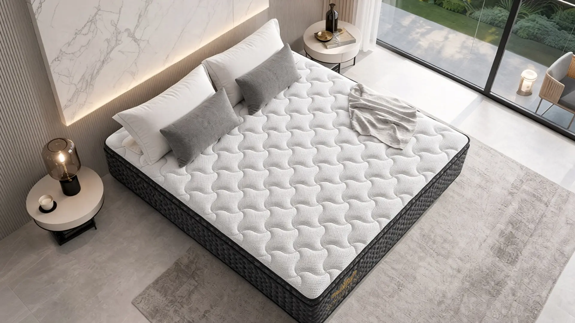 Bamboo memory foam mattress