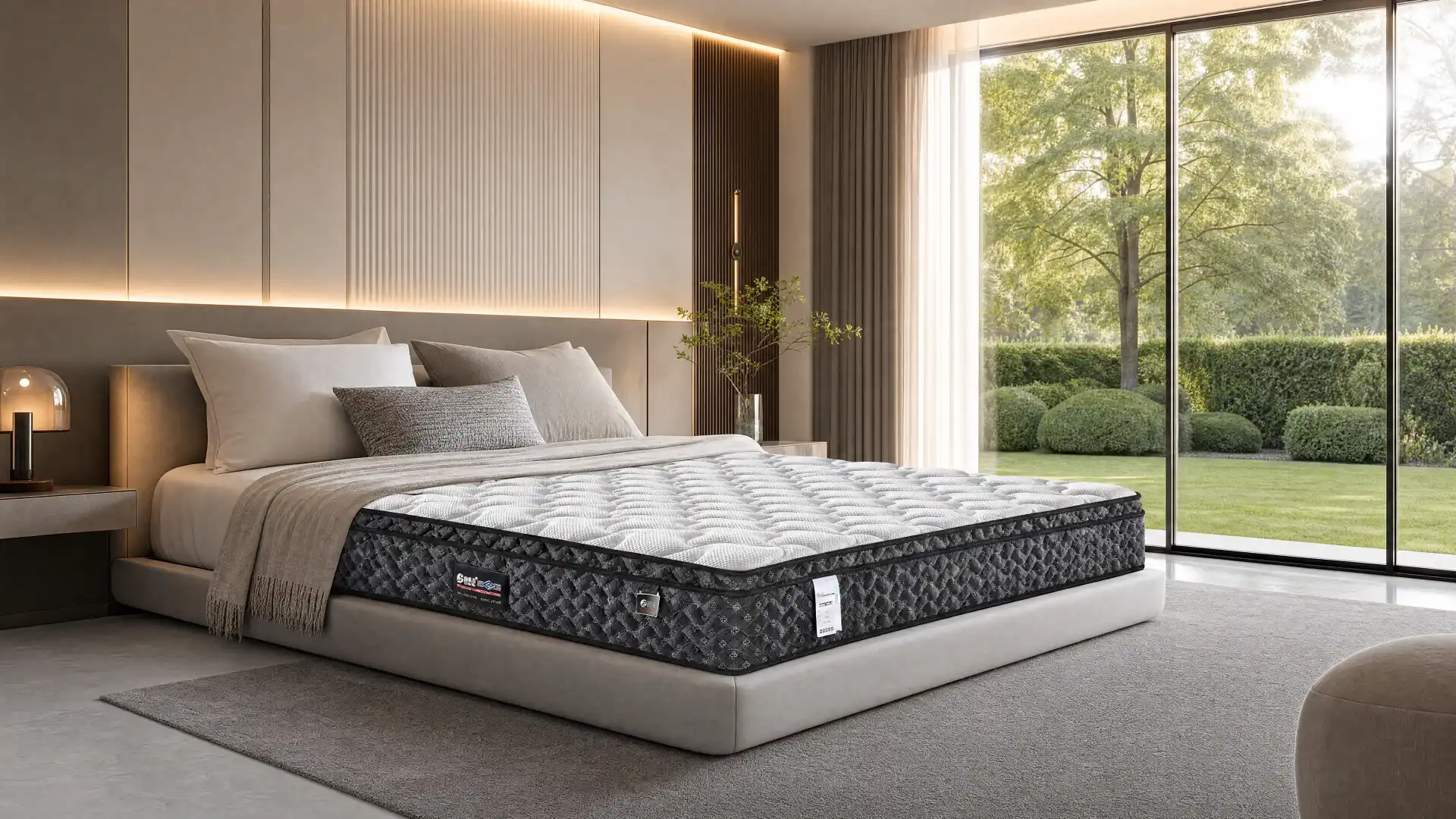 Bamboo memory foam mattress