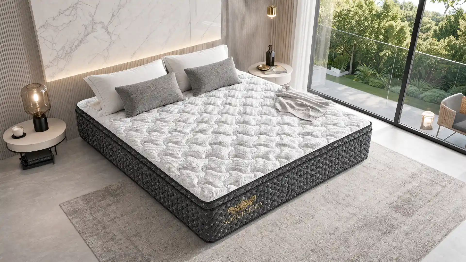 Bamboo memory foam mattress