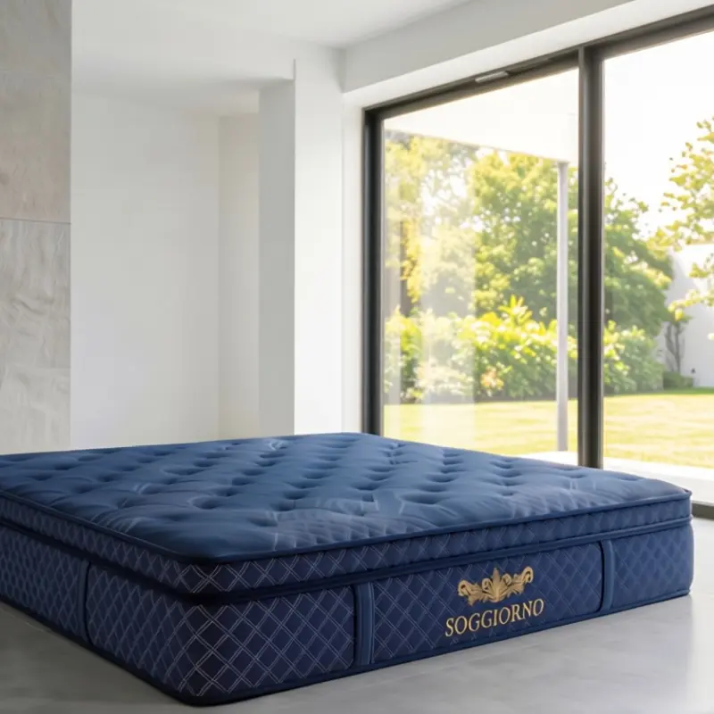Reinforced Edge Pocket Spring Mattress, Anti-Collapse Bed Mattress