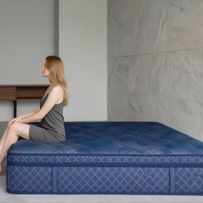 Reinforced Edge Pocket Spring Mattress, Anti-Collapse Bed Mattress