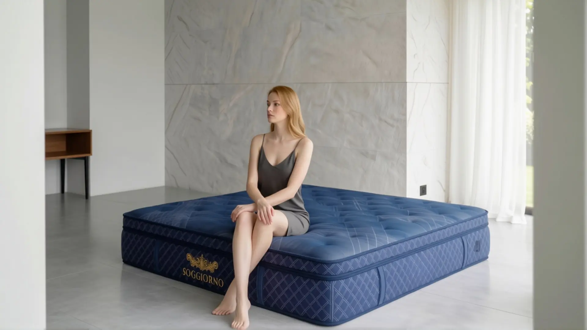 Hybrid latex spring mattress