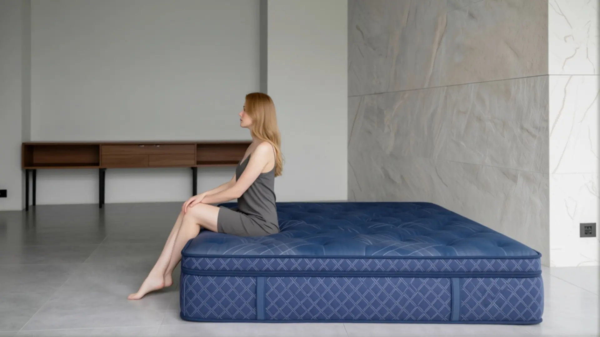 Hybrid latex spring mattress
