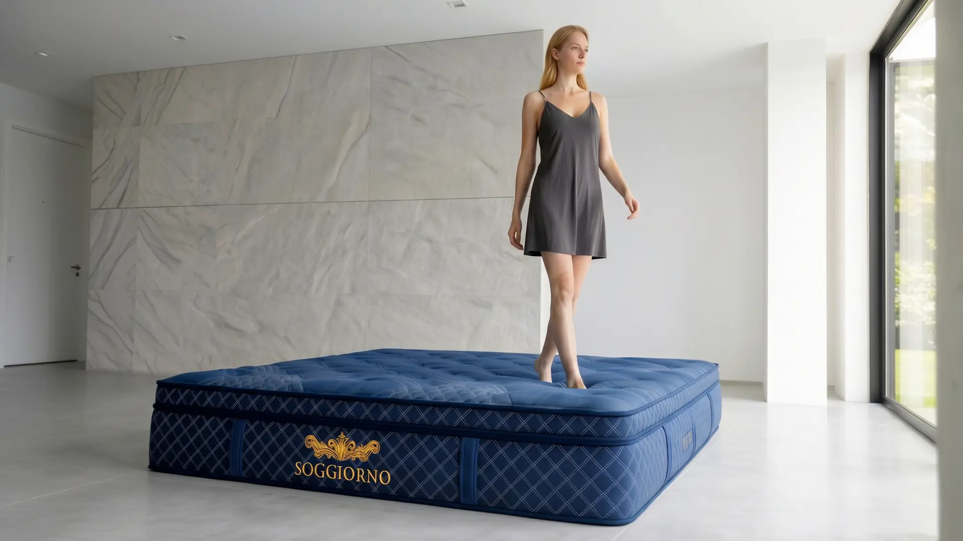 Hybrid latex spring mattress