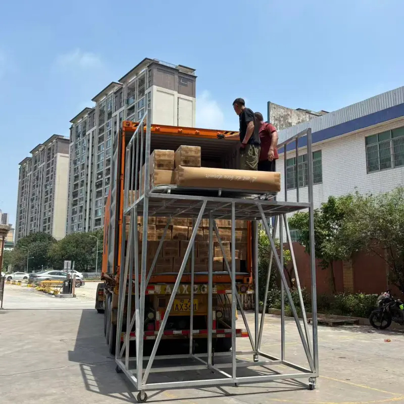 Mattress Factory Container Loading | Efficient Rolled Mattress Shipment Process