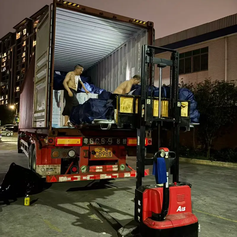 mattress container loading cloud point mattress