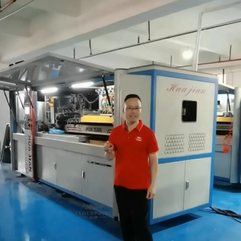 Pocket springs are being manufactured in the mattress factory.