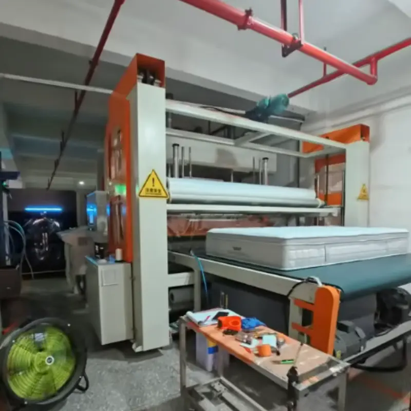 Vacuum compressed packed mattress